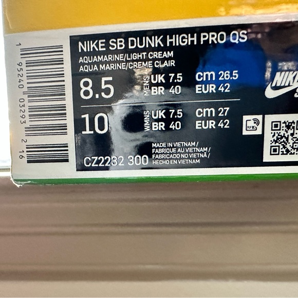 Men’s Nike SB Dunk High “Hawaii” Deadstock - Picture 5 of 5